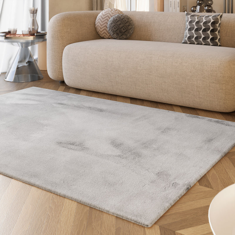 Esprit Teppich Hellgrau und sehr flauschig Hochflor "Alice"