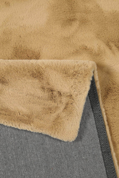 Esprit Teppich Caramel Beige und sehr flauschig Hochflor "Alice"