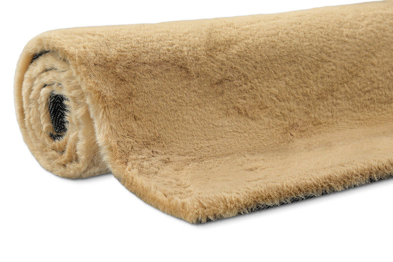 Esprit Teppich Caramel Beige und sehr flauschig Hochflor "Alice"