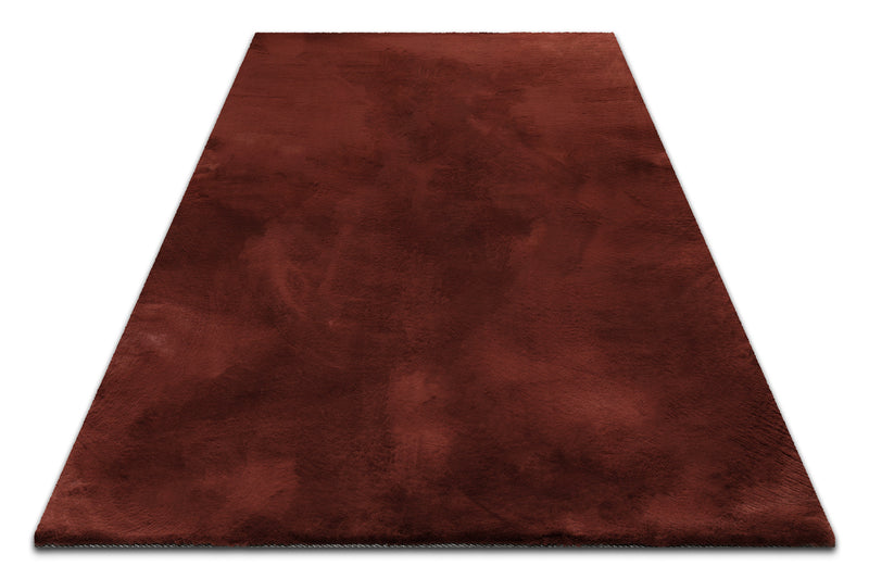 Esprit Teppich Bordeaux Rot und sehr flauschig Hochflor "Alice"