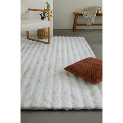 Esprit Teppich Weiß und sehr flauschig Hochflor "Alice Beach"