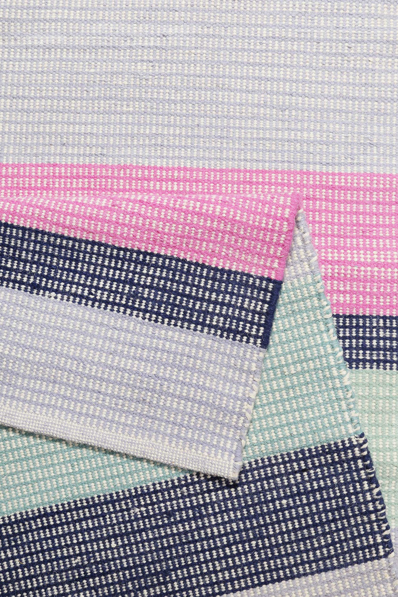 Esprit Kelim Teppich Blau Pink aus Wolle "Makon Kelim"