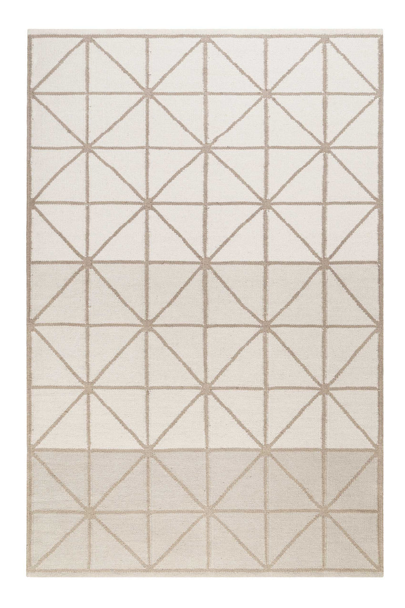 Esprit Kelim Teppich Sand Beige aus Wolle "Noora"