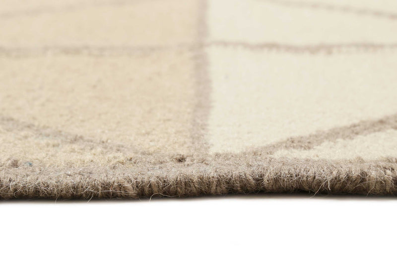 Esprit Kelim Teppich Beige aus Wolle "Noora"