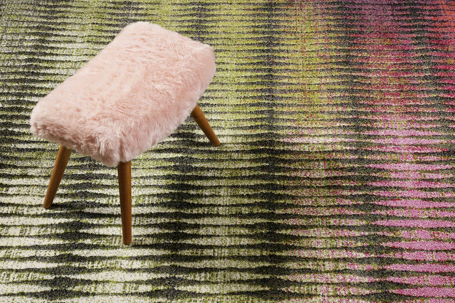 Esprit Teppich Grün « Pink – Kurzflor OceanView » Outlet-Teppiche