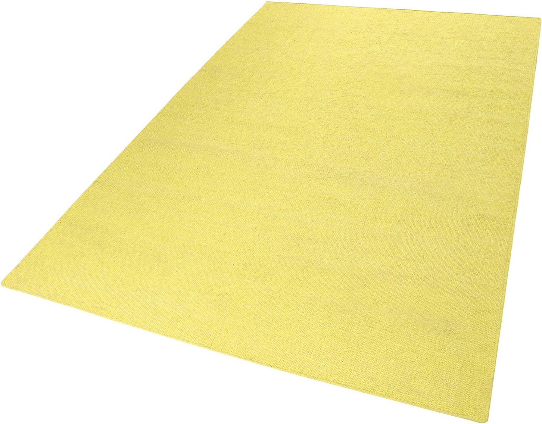 Esprit Kurzflor Teppich Gelb « Kelim Rainbow – » Teppiche aus Baumwolle Outlet