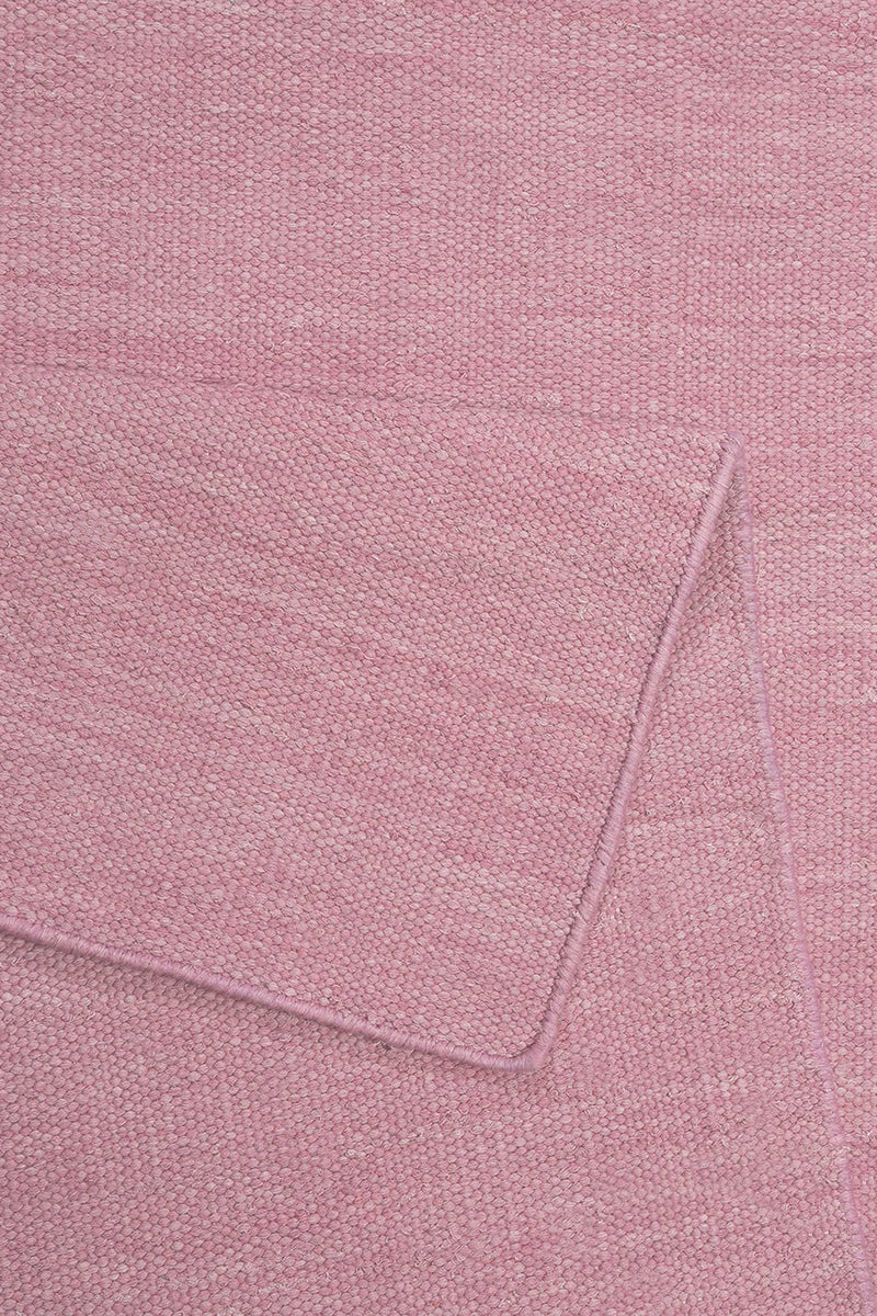 Esprit Kurzflor Teppich Rosa aus Baumwolle "Rainbow Kelim"