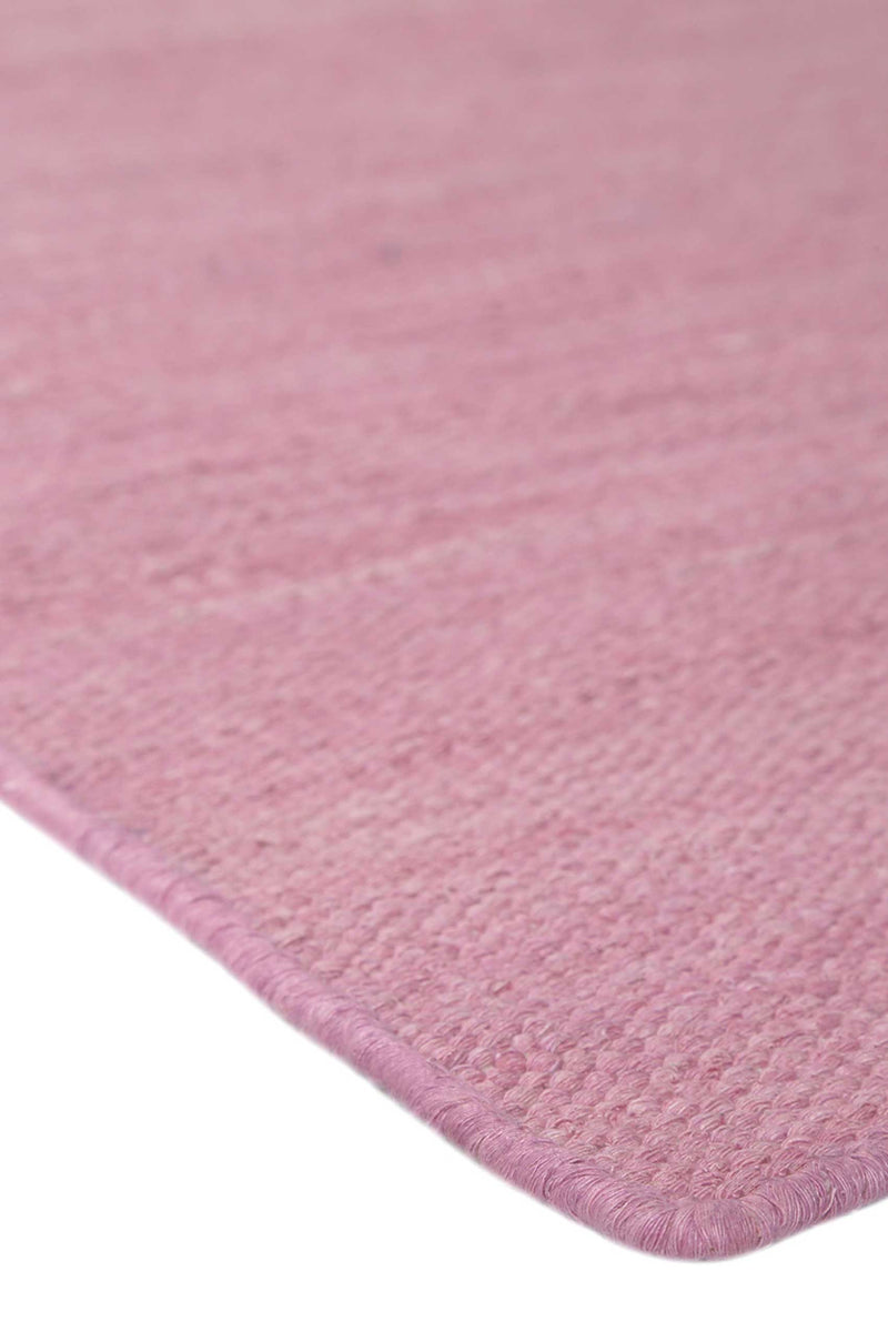 Esprit Kurzflor Teppich Rosa aus Baumwolle "Rainbow Kelim"