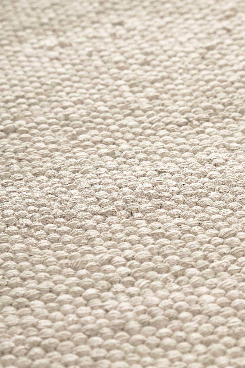 Esprit Kurzflor Teppich Beige aus Baumwolle "Rainbow Kelim"