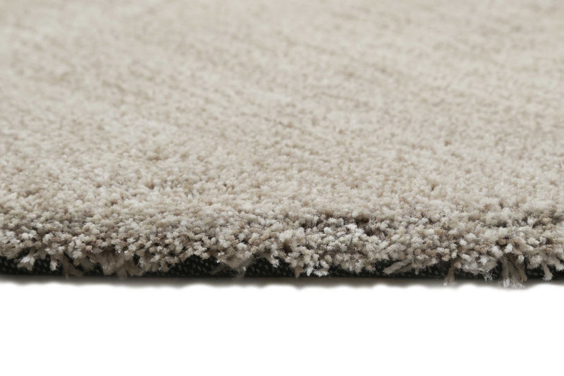 Esprit Teppich Rund Beige Sand meliert Hochflor "Relaxx"