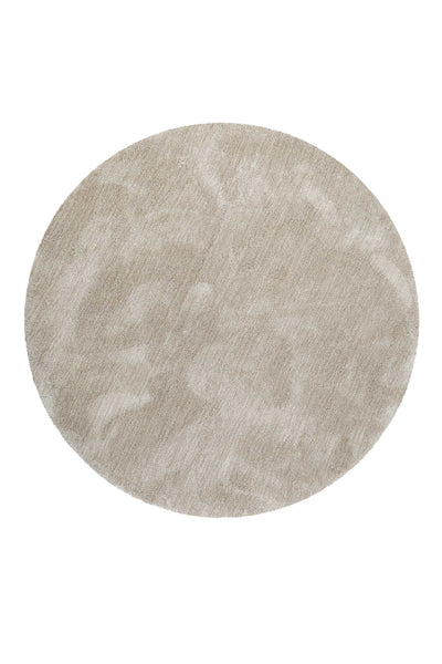 Esprit Teppich Rund Beige Sand meliert Hochflor "Relaxx"