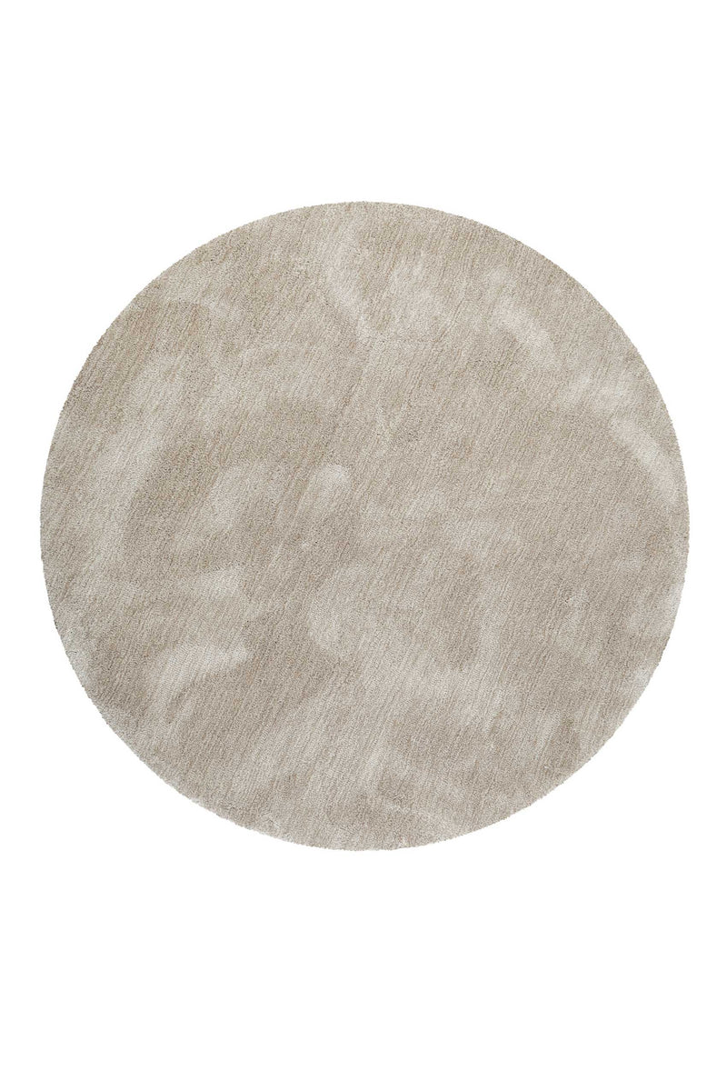 Esprit Teppich Rund Beige Sand meliert Hochflor "Relaxx"