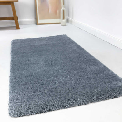 Esprit Teppich Blau Grau Hochflor "Relaxx"