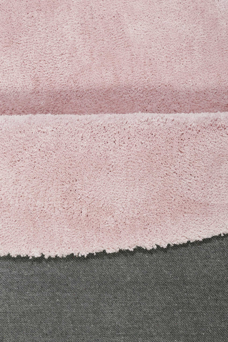 Esprit Teppich Rund Rosa Hochflor "Relaxx"