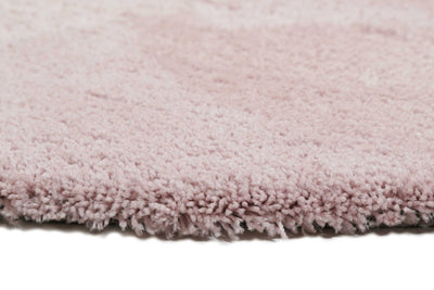 Esprit Teppich Rund Rosa Hochflor "Relaxx"