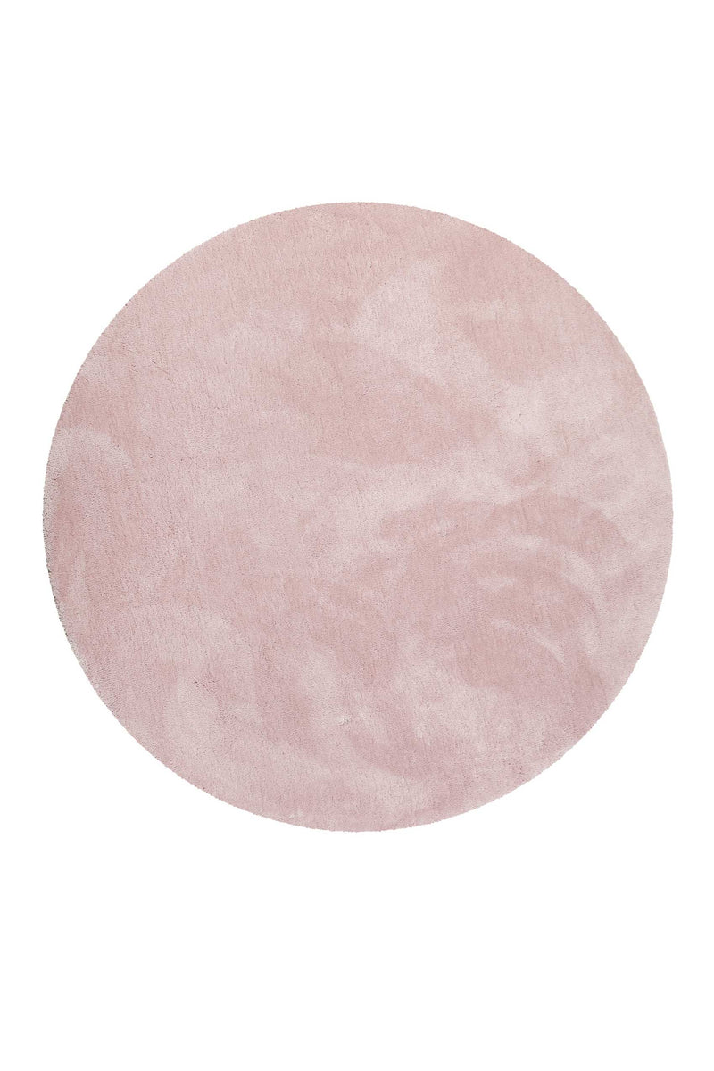 Esprit Teppich Rund Rosa Hochflor "Relaxx"