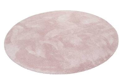 Esprit Teppich Rund Rosa Hochflor "Relaxx"