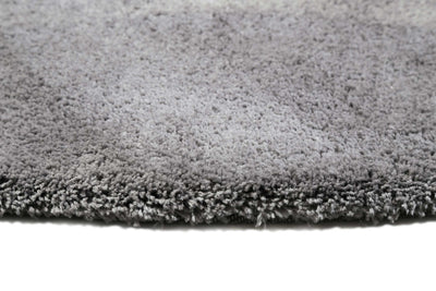 Esprit Teppich Rund Taupe Grau Hochflor "Relaxx"