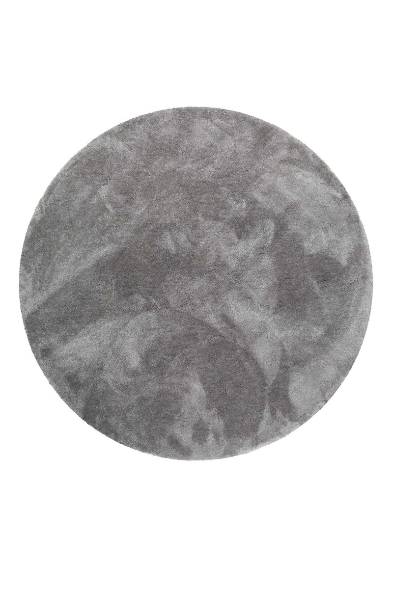 Esprit Teppich Rund Taupe Grau Hochflor "Relaxx"