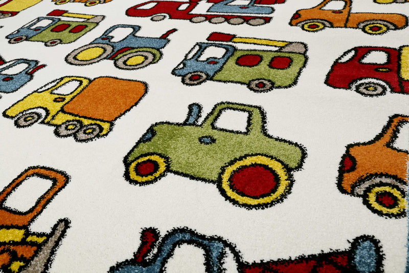 Esprit Kinderteppich Bunt "Vehicles"