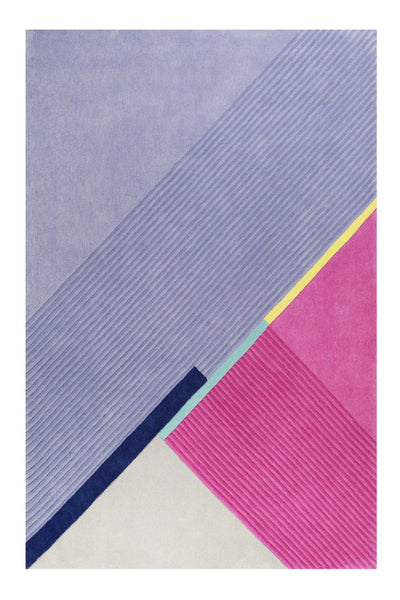 Esprit Teppich Blau Pink Kurzflor "XAZ"