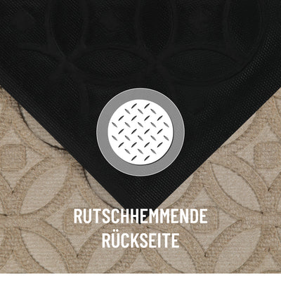 Fußmatte Sand Beige "Midnight Mosaic" WECONhome