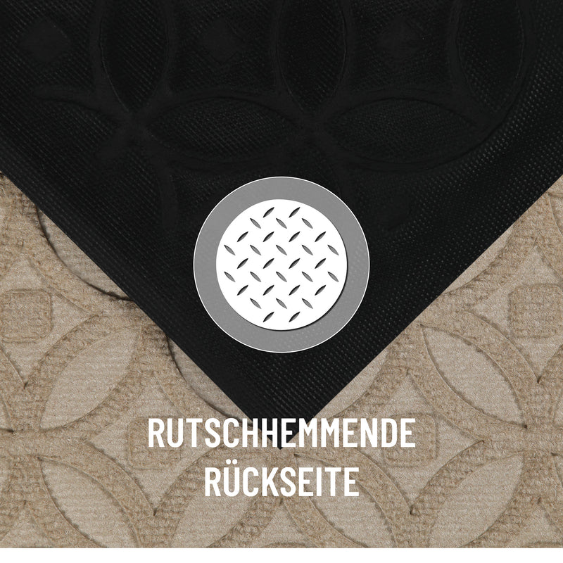 Fußmatte Sand Beige "Midnight Mosaic" WECONhome