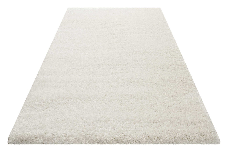 Teppich Creme Weiß Hochflor "Smilla" WECONhome Basic