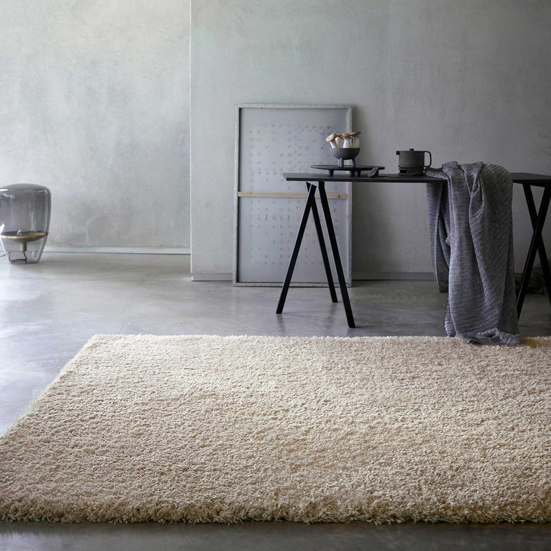 Teppich Beige Hochflor "Smilla" WECONhome Basic