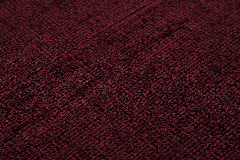 Esprit Kurzflor Teppich Rund Bordeaux Rot "Gil"